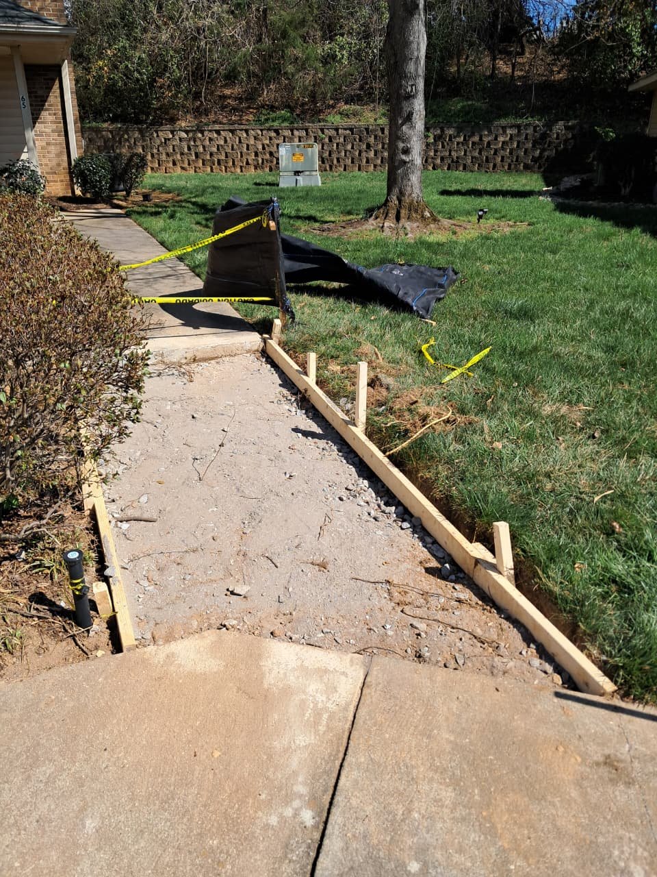 Sidewalk Formwork