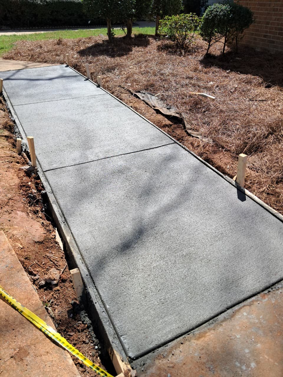 Fresh Concrete Pour